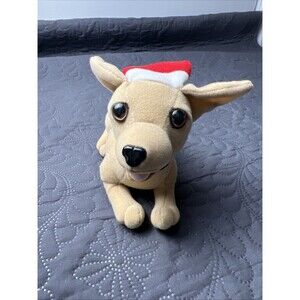 Yo Quiero Taco Bell Chihuahua Christmas Dog Plush Holiday Decor Accent No Sound